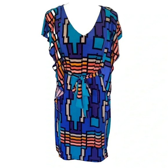 Attention XS Mod Dress With Butterfly Sleeves Knee Length ❤️ - Picture 6 of 14